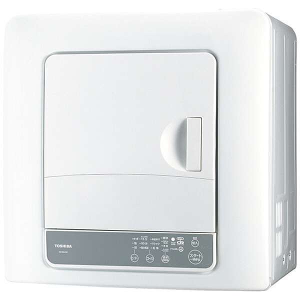 他サイト： ED-60A4(W) 東芝 ピュアホワイト [衣類乾燥機 (乾燥6.0kg)]の商品画像