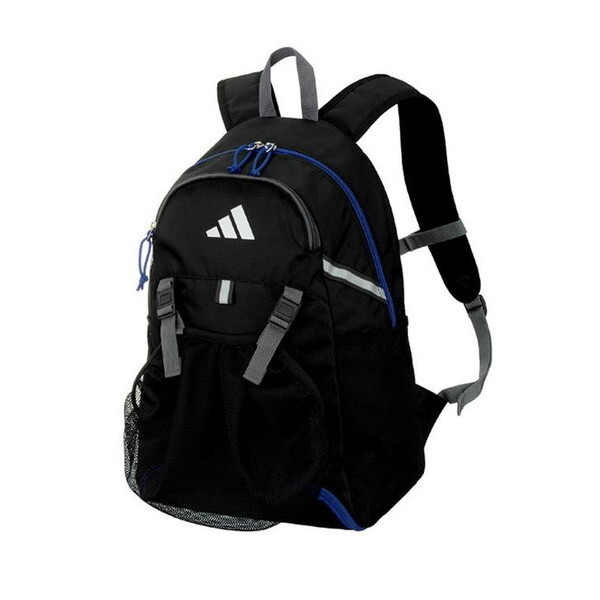 他サイト： アディダス ボール用デイパック 24L 黒色×青色(外付けネット) ADP43BKB ADIDASの商品画像