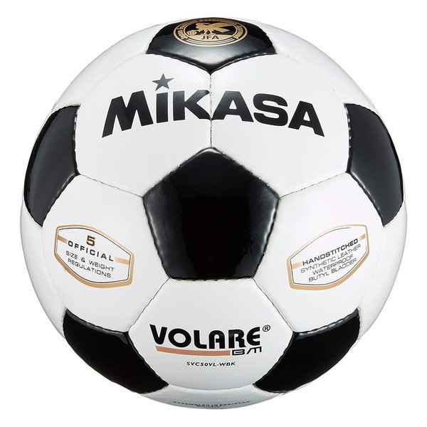 他サイト： MIKASA SVC50VL-WBK サッカー5号 検定球 白/黒の商品画像