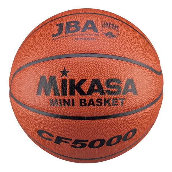 他サイト： MIKASA CF5000 ミニバスケット5号 検定球 茶の商品画像