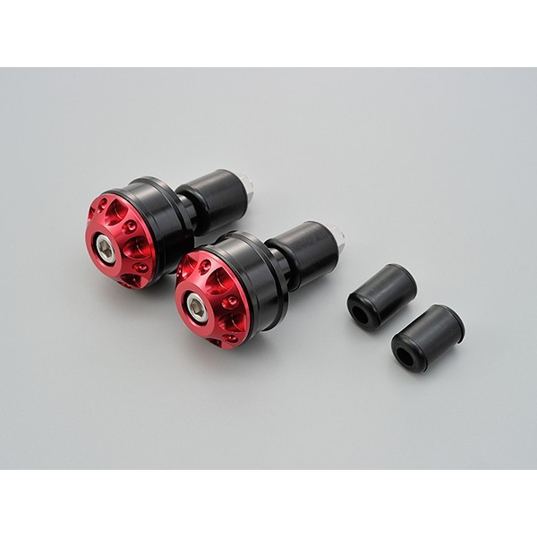 他サイト： デイトナ D71959 [アルミヘビーウェイトバーエンド ファインカットType レッド]の商品画像