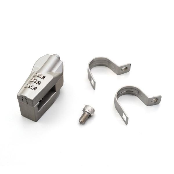 他サイト： デイトナ D95205 [ヘルメットロック ダイヤルタイプ シルバー 汎用]の商品画像