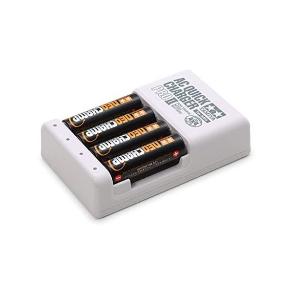 他サイト： タミヤ 55116 単3形ニッケル水素電池 ネオチャンプ(4本)と急速充電器PROIIの商品画像