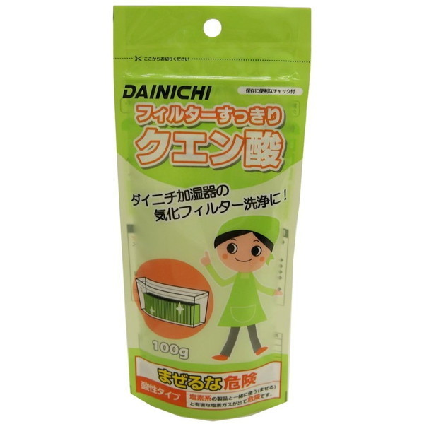 他サイト： DAINICHI H010010 [加湿器フィルター洗浄用クエン酸 100g]の商品画像