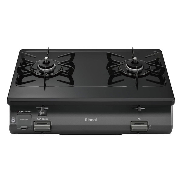 他サイト： ガスコンロ コンロ 都市ガス 2口 リンナイ Rinnai RT64-2H6S-L-13A ワンピーストップ [(左強火力・幅5の商品画像