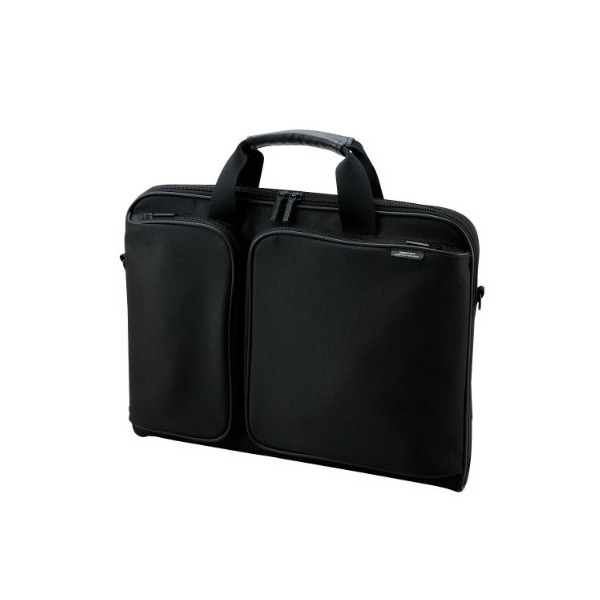 他サイト： 【5/3ポイントUP】ELECOM ZSB-BM005NBK ブラック ZEROSHOCK [キャリングバッグ スリム]の商品画像