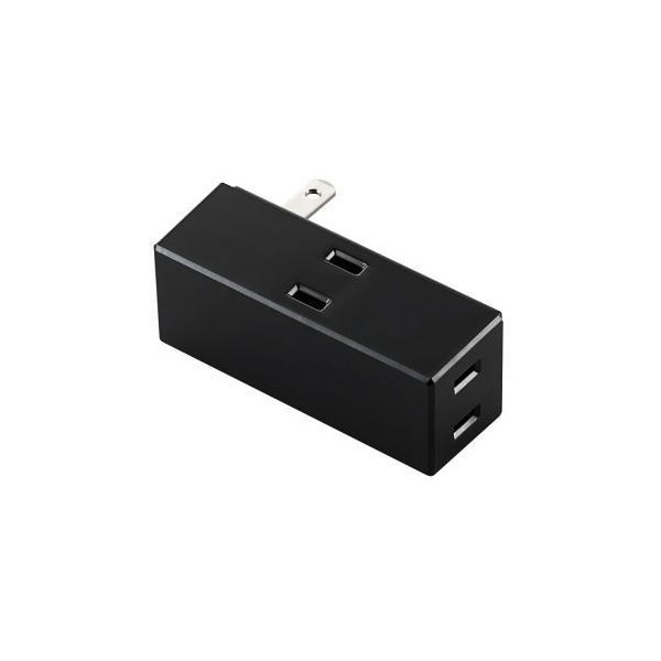 他サイト： ELECOM T-TR04-2300BK サイドタップ 3個口 ブラックの商品画像