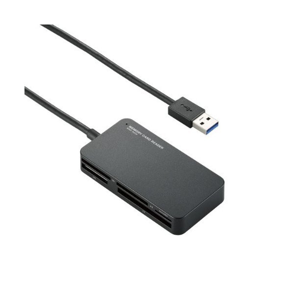 他サイト： ELECOM MR3-A006BK ブラック [USB3.0対応メモリリーダライタ]の商品画像