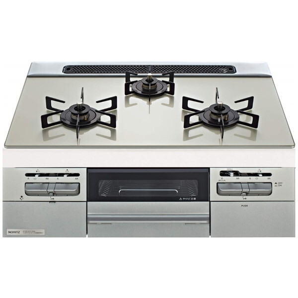 他サイト： N3WV6RWTP2SI-13A NORITZ Fami (ファミ) [ビルトインガスコンロ (都市ガス用・3口・両側強火タイプの商品画像