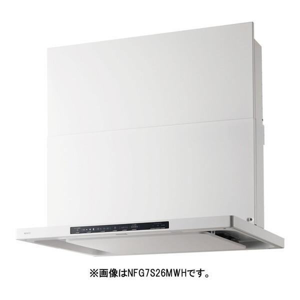 他サイト： NFG7S25MWH NORITZ ホワイト Curara(クララ) [レンジフード (スリム型ノンフィルター・シロッコファン・の商品画像