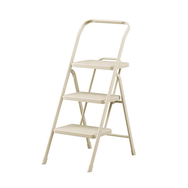 他サイト： アイリスオーヤマ OSU-3R ライトベージュ 折りたたみステップ 3段 メーカー直送の商品画像