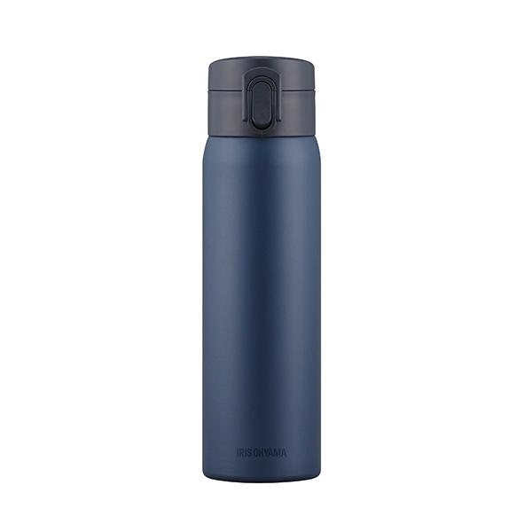 他サイト： アイリスオーヤマ SKB-O500 ネイビー ステンレスケータイボトル ワンタッチ 500ml メーカー直送の商品画像