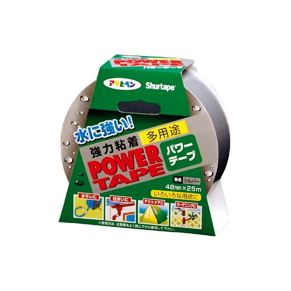他サイト： アサヒペン T251 パワーテープ 25m (シルバー)の商品画像