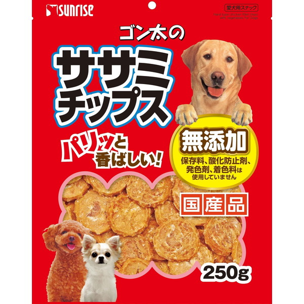 他サイト： マルカン ゴン太のササミチップス 250gの商品画像