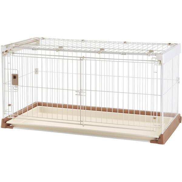 他サイト： お掃除簡単ペットケージ 1200 ブラウン Richellの商品画像