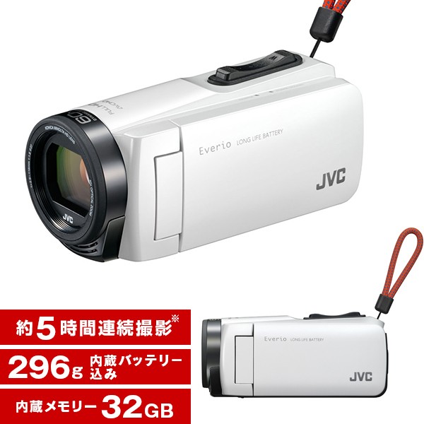 パナソニック HDビデオカメラ ホワイト HC-V360MS-W [Panasonic 