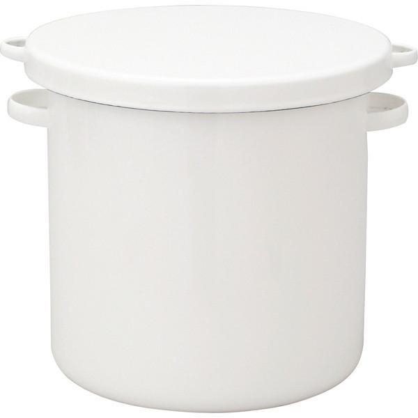 他サイト： ホワイトシリーズラウンドストッカー (18cm) 野田琺瑯の商品画像