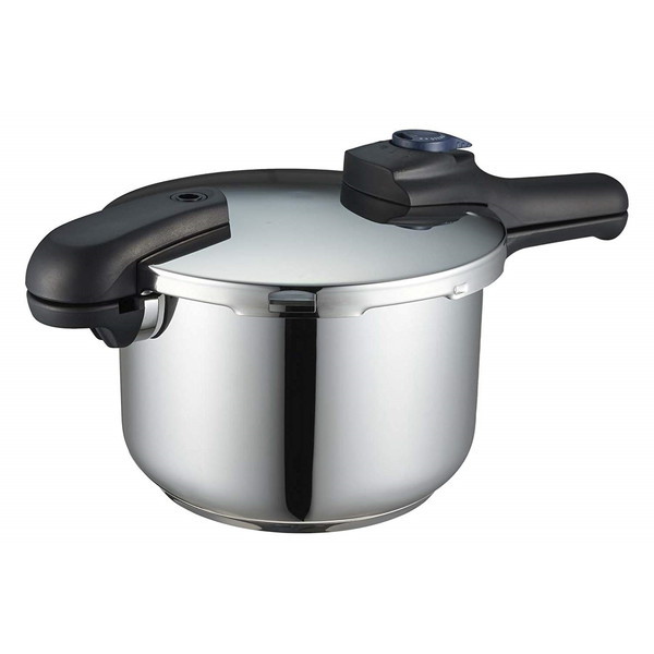 他サイト： H-5042 クイックエコ 3層底切り替え式圧力鍋5.5L IH対応 パール金属の商品画像