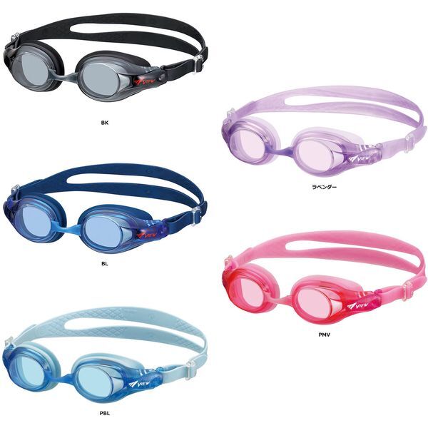 他サイト： V722J BK BK ZURRO(ズット) ジュニア スイミングゴーグル (6〜12歳) ブラック VIEWの商品画像