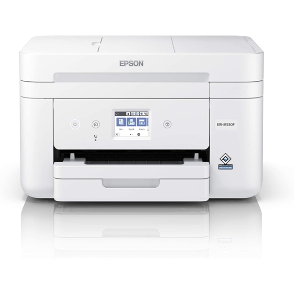 他サイト： EPSON EW-M530F ホワイト ビジネスインクジェット [A4カラーインクジェット複合機 (コピー/スキャナ/FAX)]の商品画像