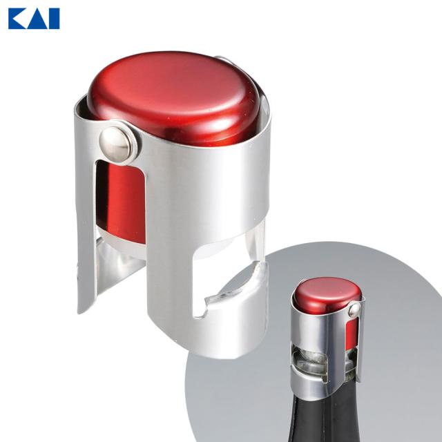 他サイト： 貝印 保存用キャップ Kai Kitchen シャンパンストッパー DH-8224 | ボトルキャップ シャンパンキーパー スパの商品画像