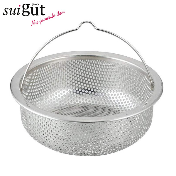 他サイト： ゴミ受け SUIグート 排水口ストレーナー 浅型 SUI-6059 | ストレーナー くずかご ステンレス ゴミカゴ ごみカゴ の商品画像