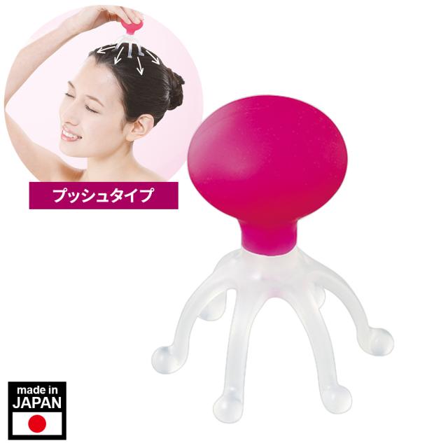 他サイト： マッサージブラシ ヘッドスパ ハンドプロ (プッシュタイプ) HS935 | ヘッドスパ ツボスパ ヘッドブラシ バスグッズ マの商品画像