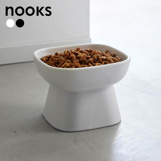 他サイト： 山崎実業 nooks ヌークス 食べやすい高さ 陶器ペットフードボウル 高さ8cm 約200mL ホワイト 1779 / ブラッの商品画像