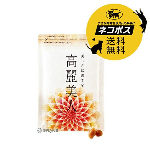 ネコポス送料込 ていねい通販 高麗美人 350mg×62粒 約1ヵ月分 高麗人参 ...