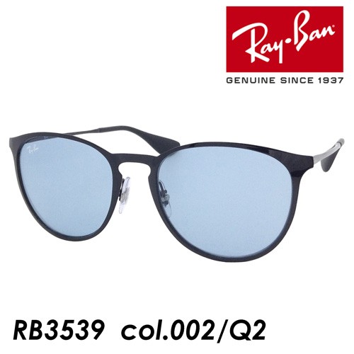 レイバン RayBan ERIKA METAL RB3539 002 Q2 54mm ブラック エヴォルヴ