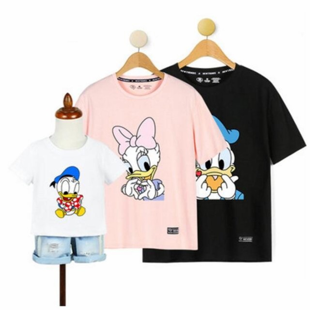 親子tシャツ Duck ディズニー Tシャツ ドナルドダック T Shirt カップル シャツ キッズ 恋人 半袖 トップス カットソー 親子ペア お揃いの通販はau Pay マーケット Top S