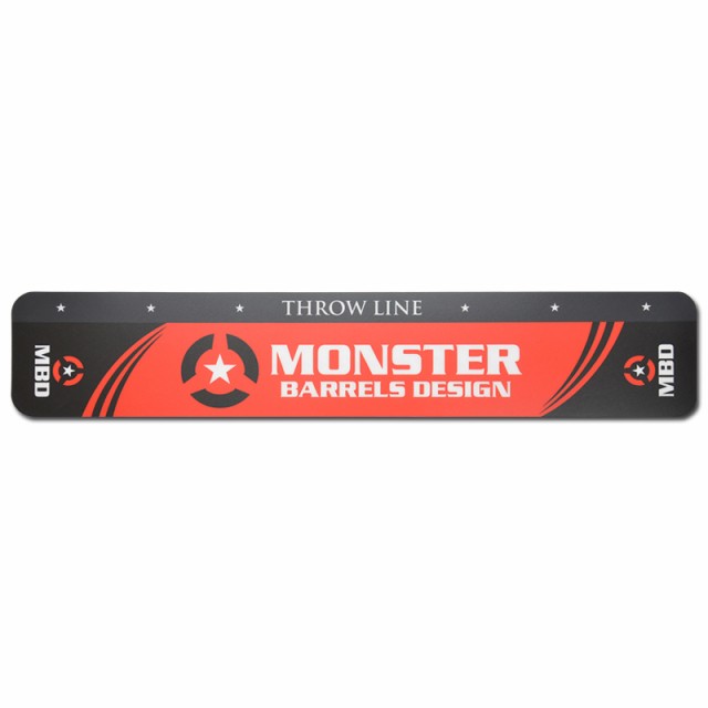 ダーツ スローライン Monster Darts モンスターダーツ スローライン Mbdロゴ赤 Throw Line スローラインの通販はau Pay マーケット ビリヤード ダーツ イーアールスポーツ