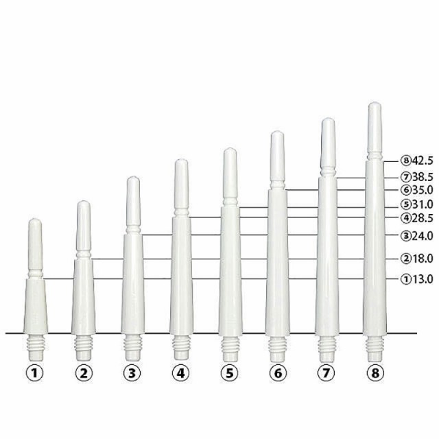 ダーツシャフト Fit Flight【フィットフライト】 フィットシャフト ギア ノーマルスピン ホワイト (FIT SHAFT GEAR  NORMAL SPIN)の通販はau PAY マーケット - ビリヤード＆ダーツ イーアールスポーツ