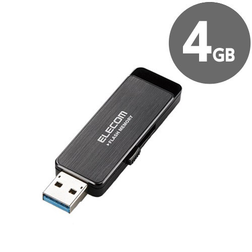 他サイト： 『代引不可』MF-ENU3A04GBK エレコム USB3.0ハードウェア暗号化USBメモリ ブラック『送料無料(一部地域除く)の商品画像