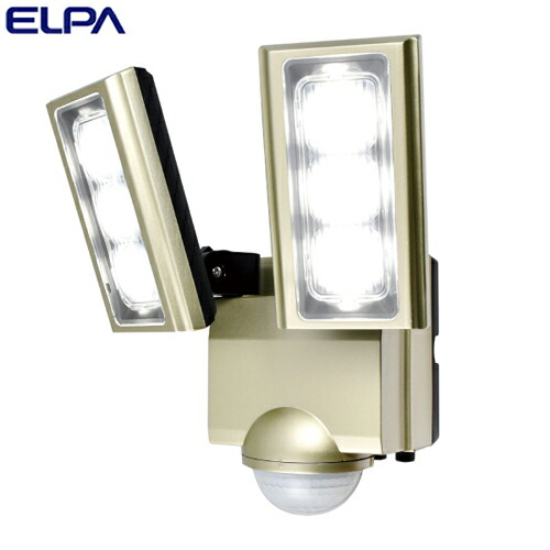 他サイト： 『取寄品』ELPA LEDセンサーライト 2灯 コンセント式 (AC電源) 屋外用 ESL-ST1202AC『送料無料(一部地域の商品画像