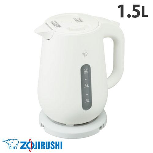 他サイト： 『取寄品』象印マホービン 電気ケトル 1.5L ホワイト CK-VA15-WA ケトル 湯沸かし 大容量 ハイパワー 二重構造『の商品画像