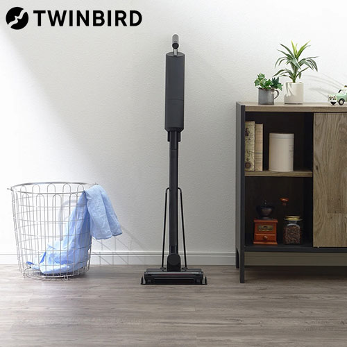 他サイト： 『取寄品』掃除機 ツインバード コードレス スティック クリーナー ブラック TC-E264B 紙パック ハンディ『送料無料(一の商品画像