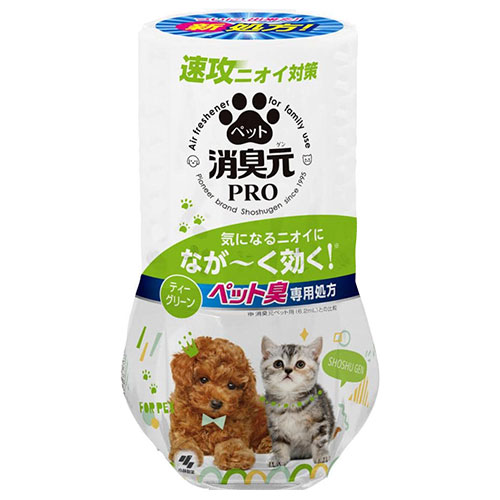 他サイト： 小林製薬 消臭元PRO ペット ティーグリーン 400ml 消臭剤 消臭芳香剤 部屋 室内 ペット臭 消臭 置き型の商品画像