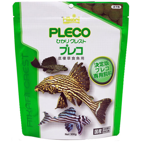 他サイト： キョーリン ひかりクレスト プレコ 底棲草食魚用 300g ペット エサ 熱帯魚 プレコ アクアリウム 国産 日本製の商品画像