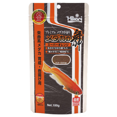 他サイト： キョーリン メダカの舞 スーパーオレンジ 100g ペット 餌 エサ メダカ 色揚げ アクアリウム 国産 日本製の商品画像