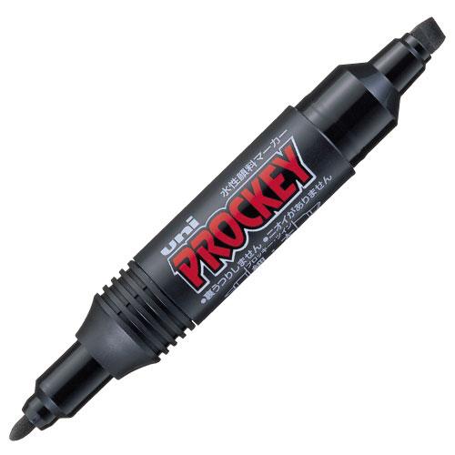 他サイト： 三菱鉛筆 プロッキー 水性マーカー 黒 1本の商品画像