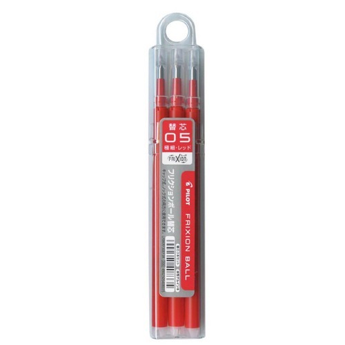 他サイト： パイロット フリクションボール 単色用 0.5mm 替芯 赤 3本 LFBKRF30EF3Rの商品画像