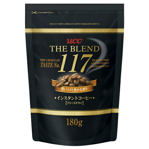 他サイト： インスタントコーヒー ザ・ブレンド117 180g UCC おうちカフェの商品画像