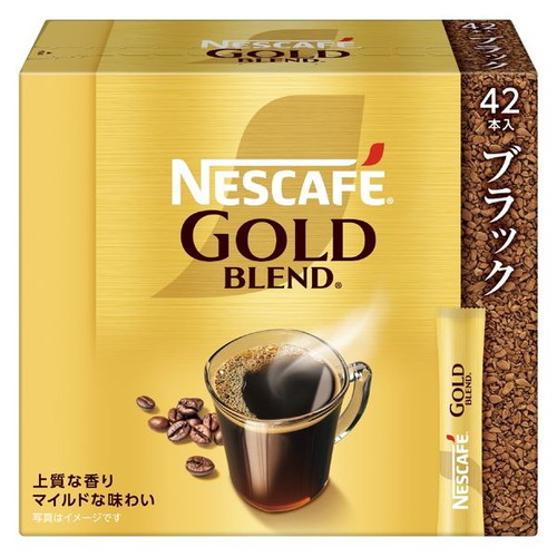 他サイト： ネスレ ネスカフェ ゴールドブレンド スティック ブラック 42Pの商品画像