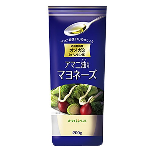 他サイト： 日本製粉 オーマイプラス アマニ油入りマヨネーズ 200gの商品画像