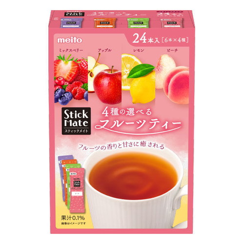他サイト： 紅茶 スティックメイト Fアソート 24袋入 フルーツティー 名糖の商品画像