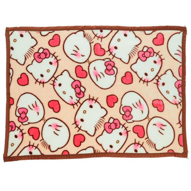 他サイト： ハローキティ ひざ掛け毛布 スウィートラバー  丸眞 ブランケット サンリオ キャラクター キティちゃん 70×100cm 49の商品画像