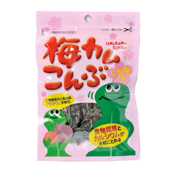 他サイト： 上田昆布 梅カムこんぶ しそ梅味 10g 12コ入り (4901204206105)の商品画像