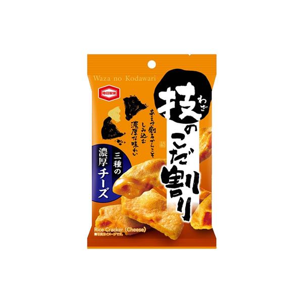 他サイト： 亀田製菓 技のこだ割り 濃厚チーズ 30g 12コ入り 2024/09/02発売 (4901313238325)の商品画像