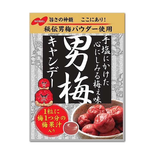 他サイト： ノーベル  男梅 80g 6コ入り (4902124681430)の商品画像